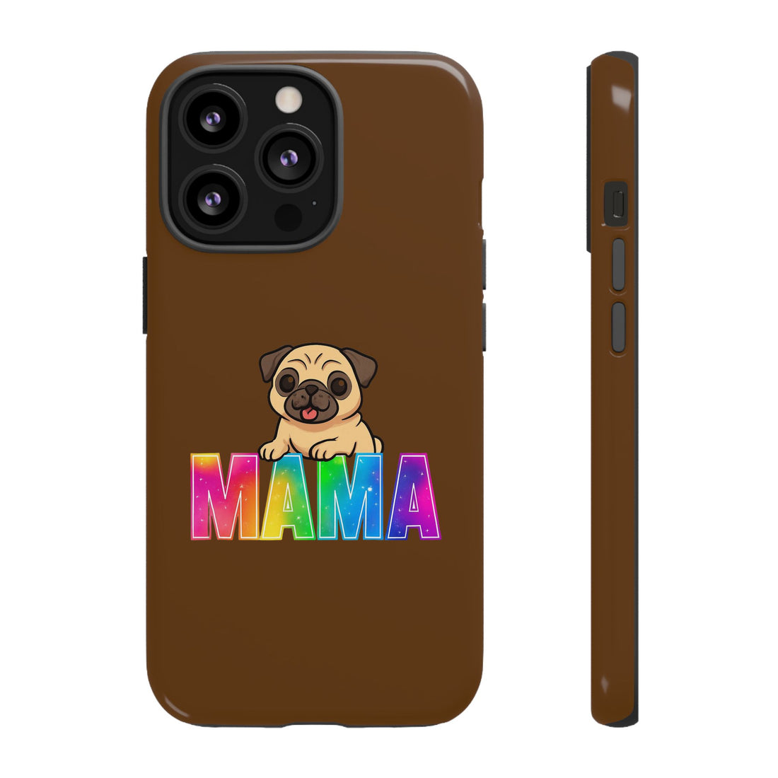 Colorful Pug Mama Phone Case