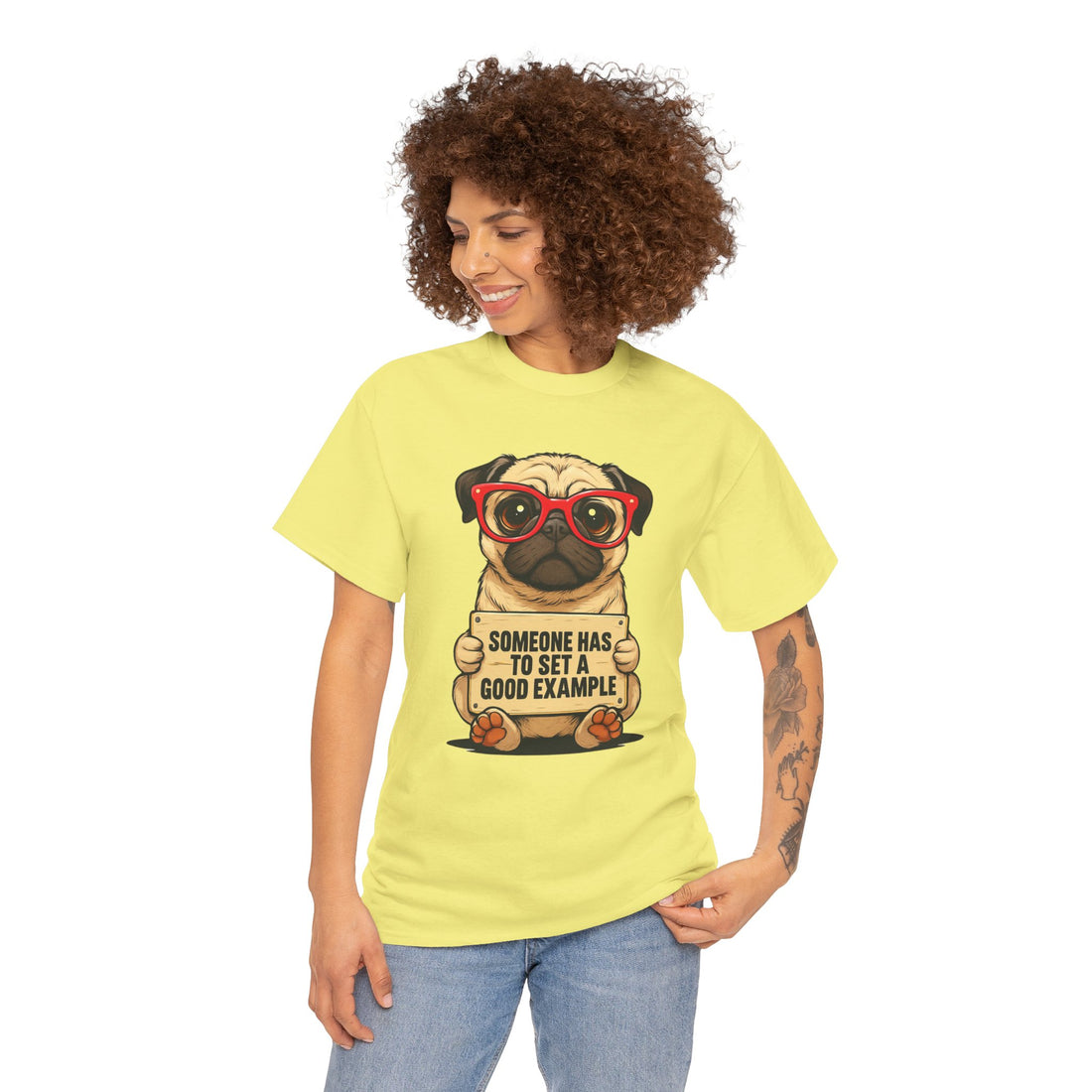 Pug Motivational Tee, Funny Dog T-Shirt