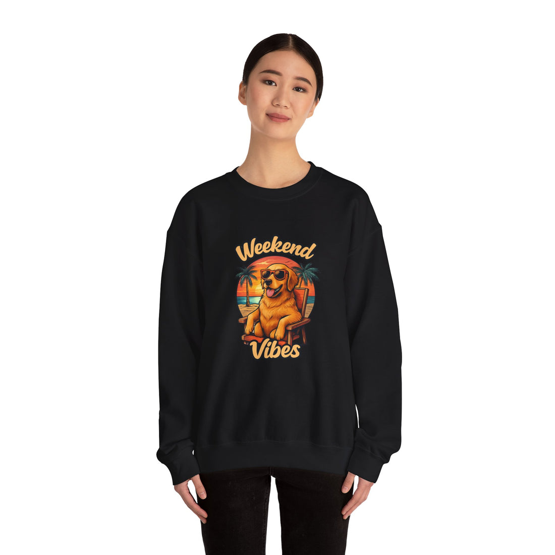 Weekend Vibes Unisex Crewneck Sweatshirt