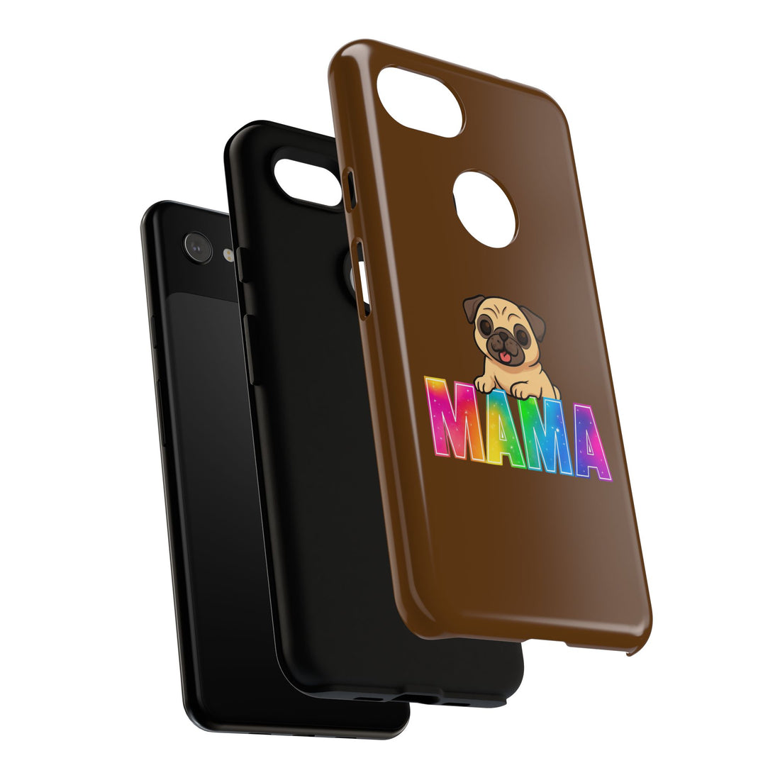 Colorful Pug Mama Phone Case
