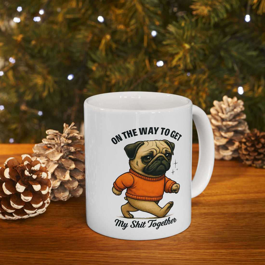 Whimsical Coffee Mug with Playful Animal Design