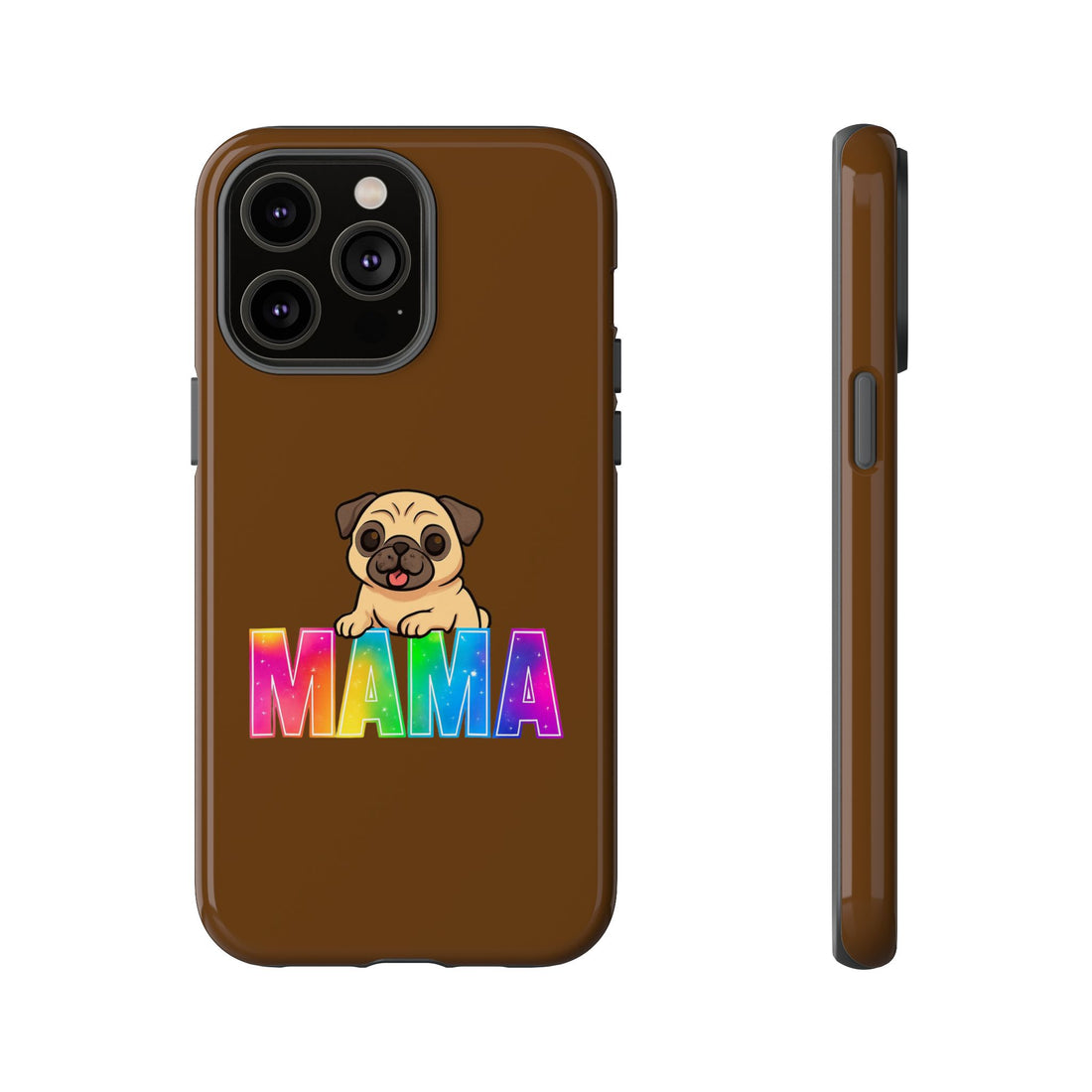 Colorful Pug Mama Phone Case