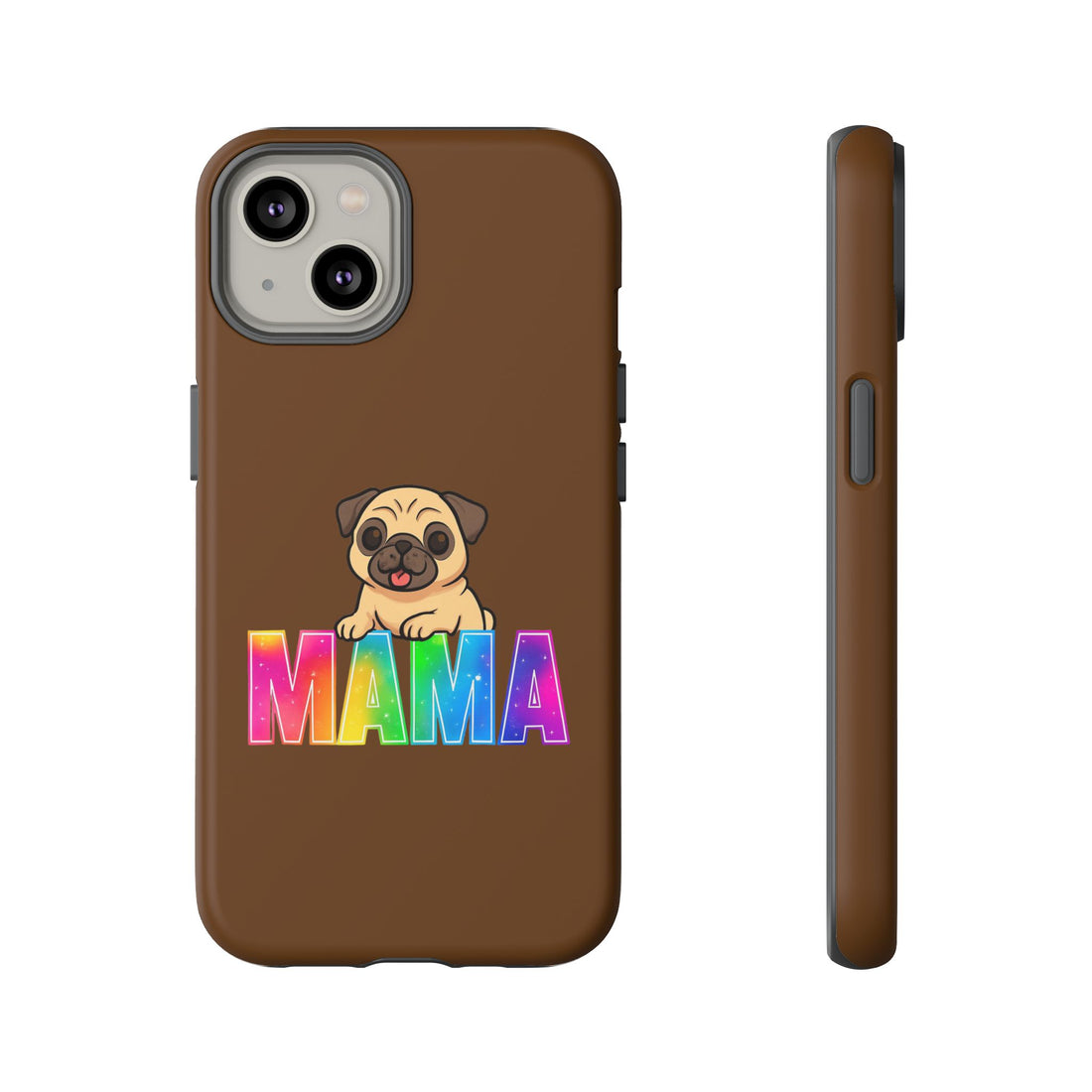 Colorful Pug Mama Phone Case