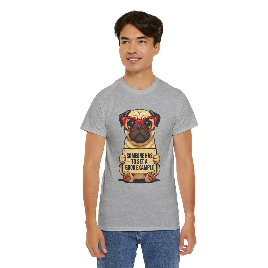 Pug Motivational Tee, Funny Dog T-Shirt