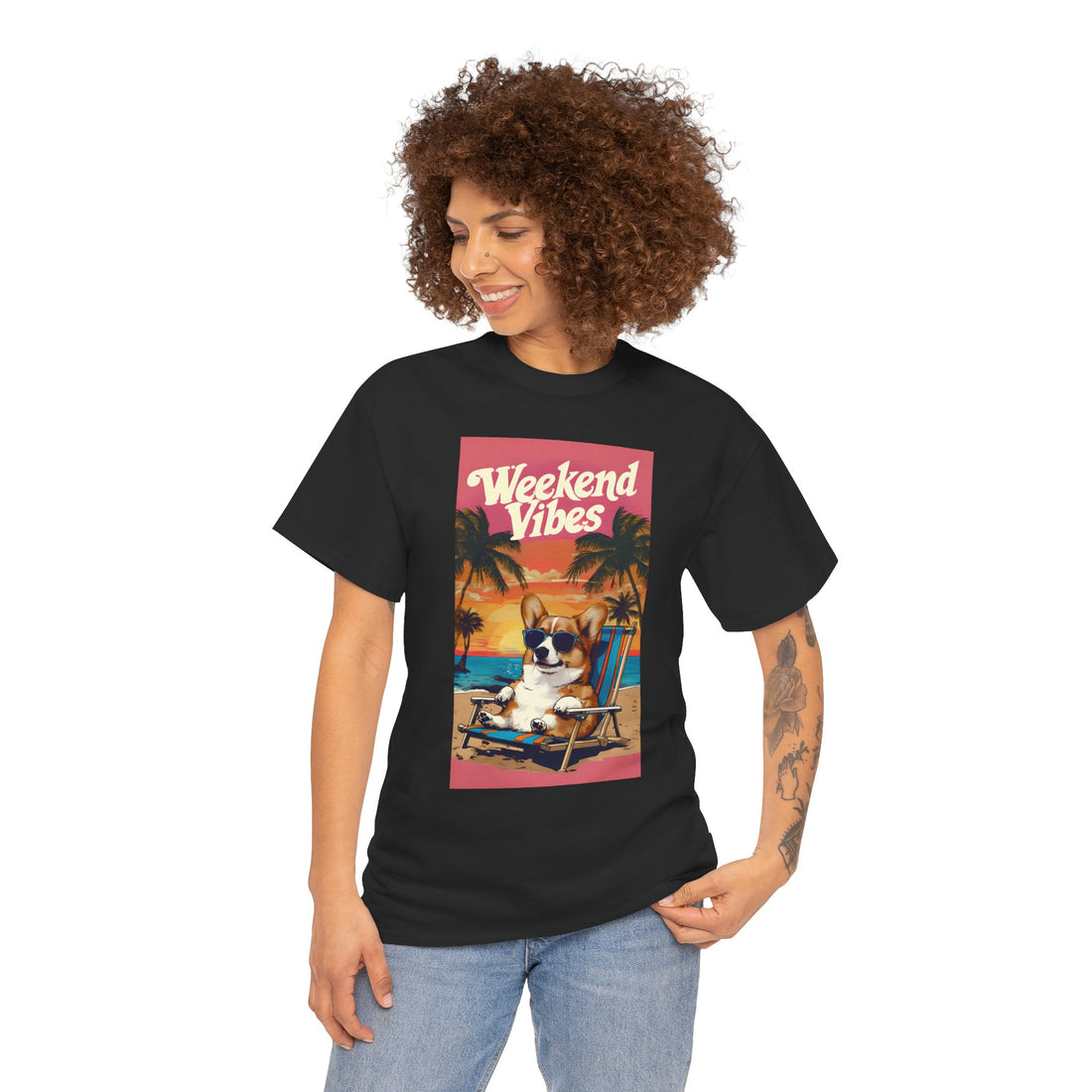 Weekend Vibes Unisex Heavy Cotton Tee
