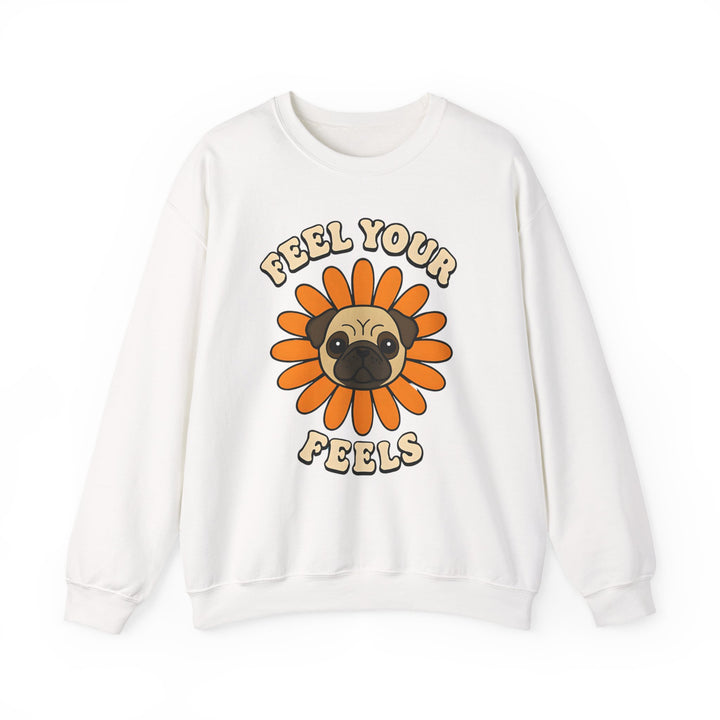 Pug Floral Crewneck Sweatshirt
