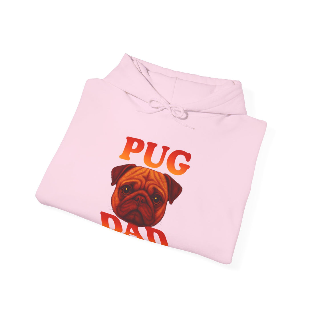 Pug Dad Hoodie, Cozy Sweatshirt for Dog Lovers, Funny Pet Apparel, Gift for Dog Dads, Unisex Casual Wear