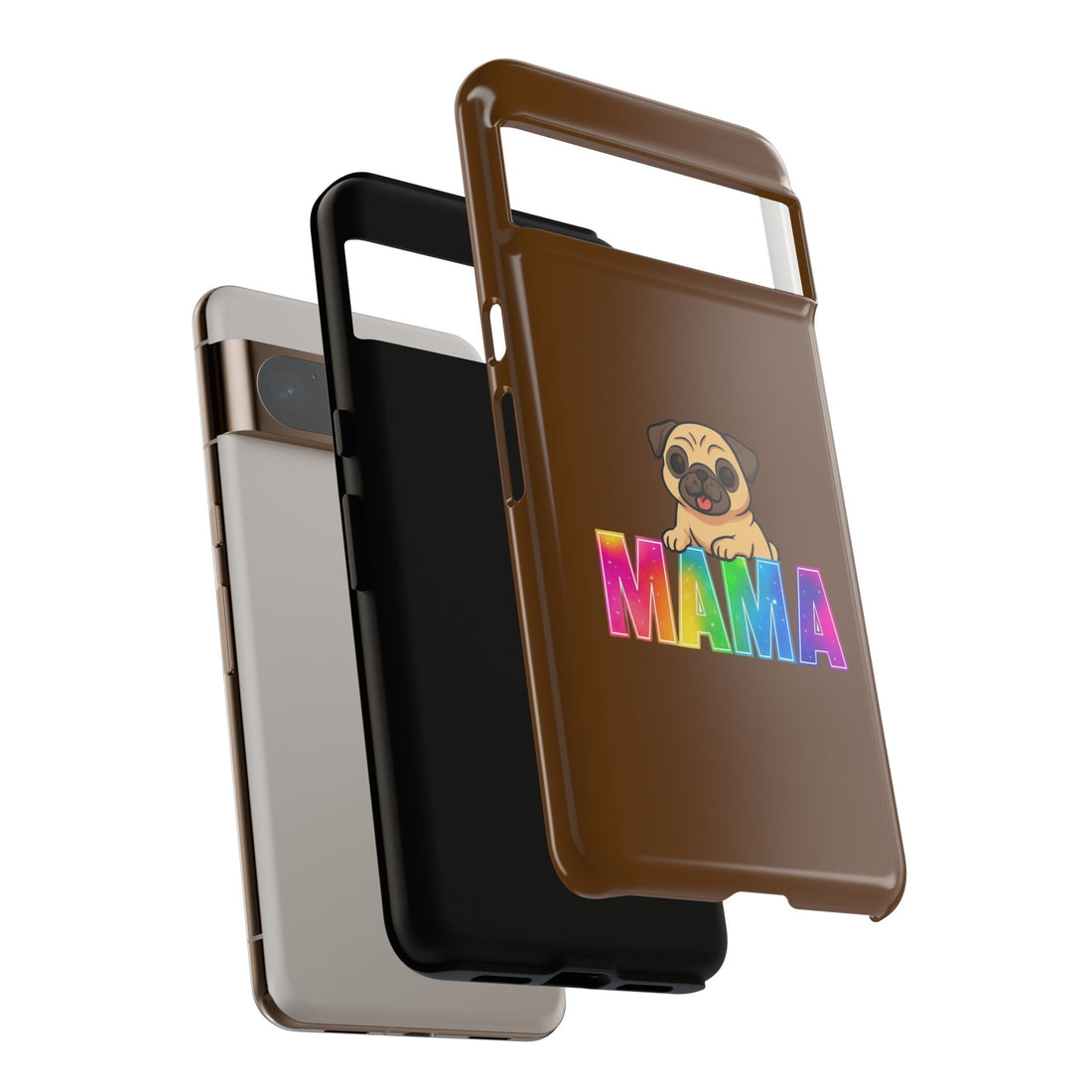 Colorful Pug Mama Phone Case