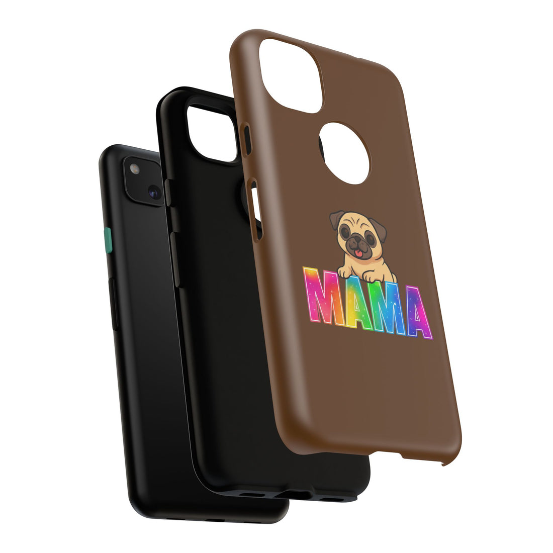 Colorful Pug Mama Phone Case