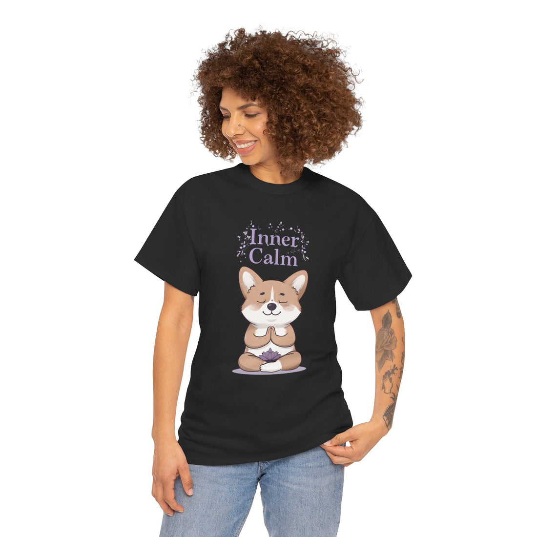 Corgi Inner Calm Unisex Tee