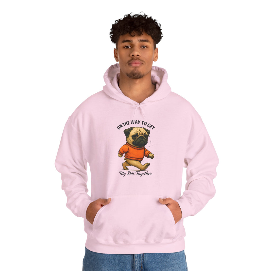 Pug Motivation Hoodie