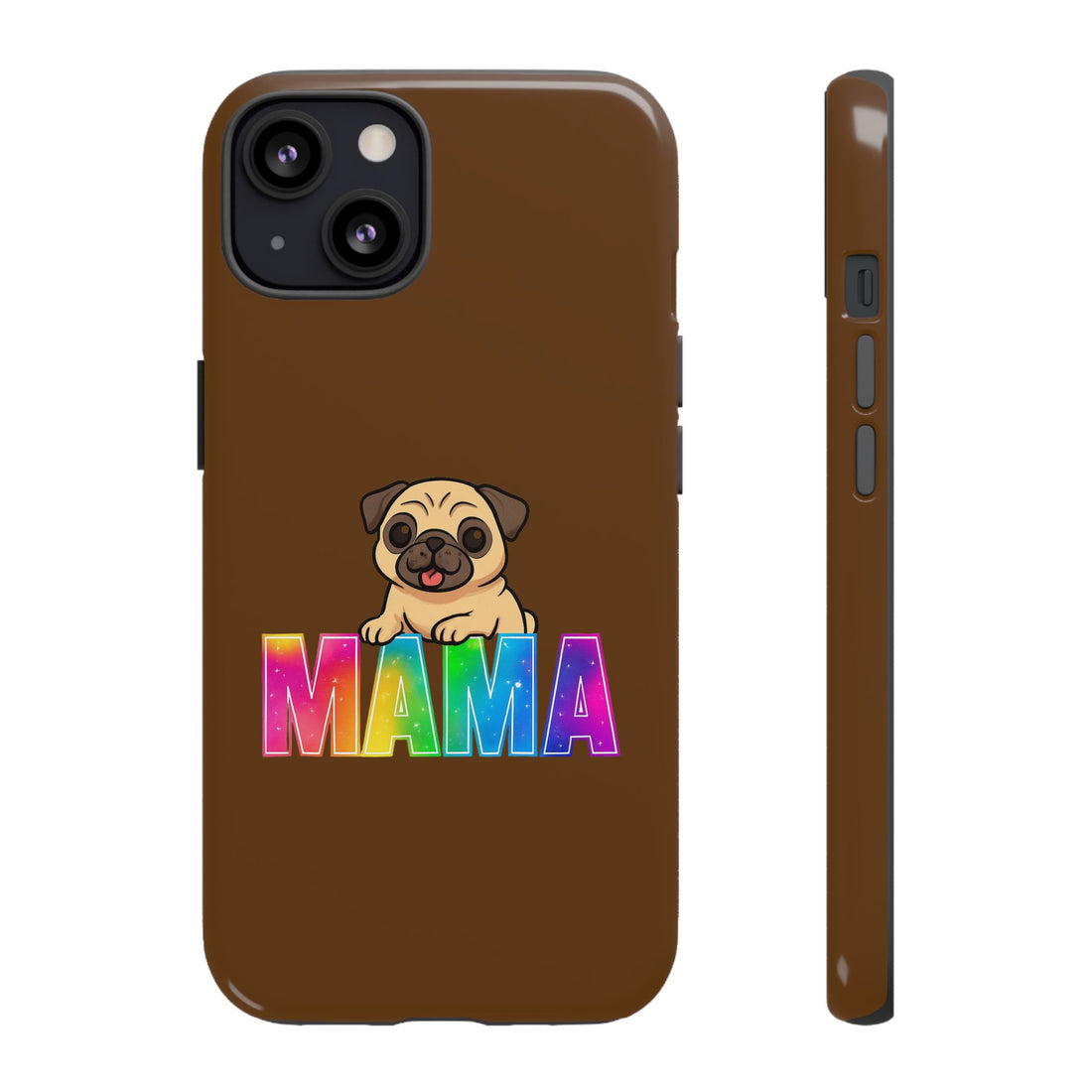 Colorful Pug Mama Phone Case