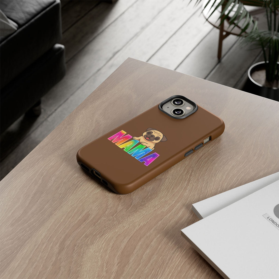 Colorful Pug Mama Phone Case