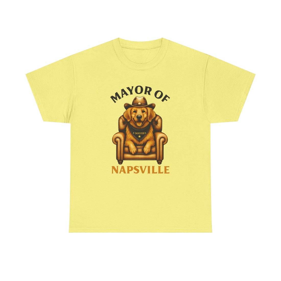 Funny Dog Lover Tee, Mayor of Napsville T-Shirt