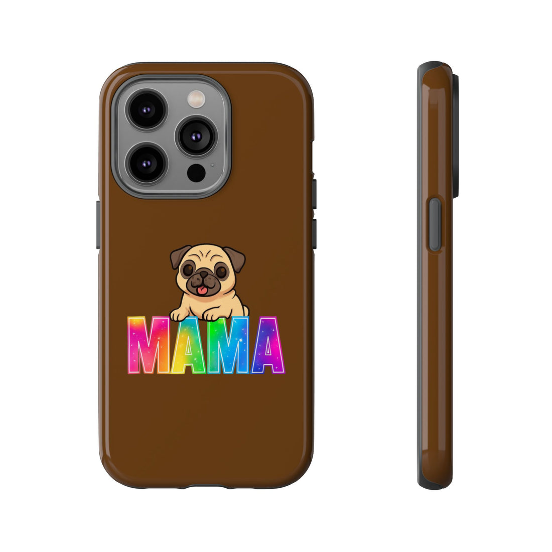 Colorful Pug Mama Phone Case