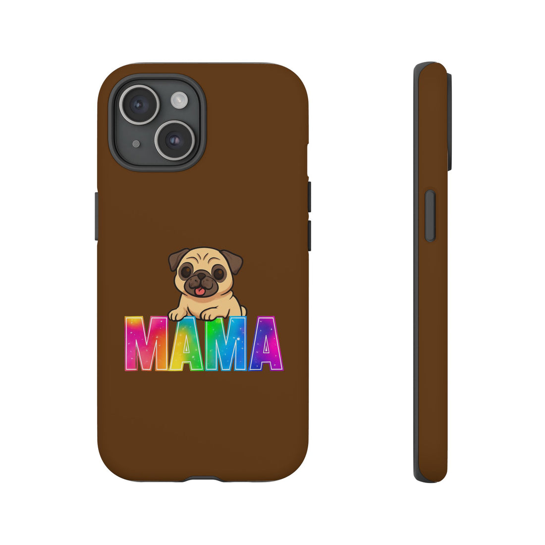 Colorful Pug Mama Phone Case