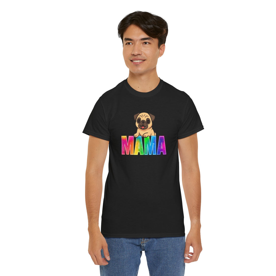 Pug Mama Unisex Heavy Cotton Tee