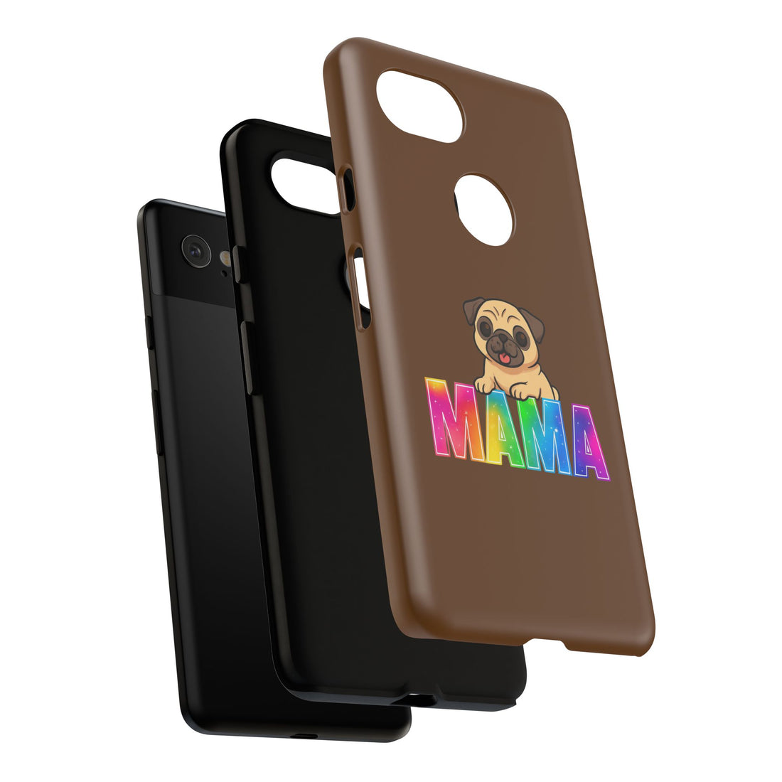 Colorful Pug Mama Phone Case
