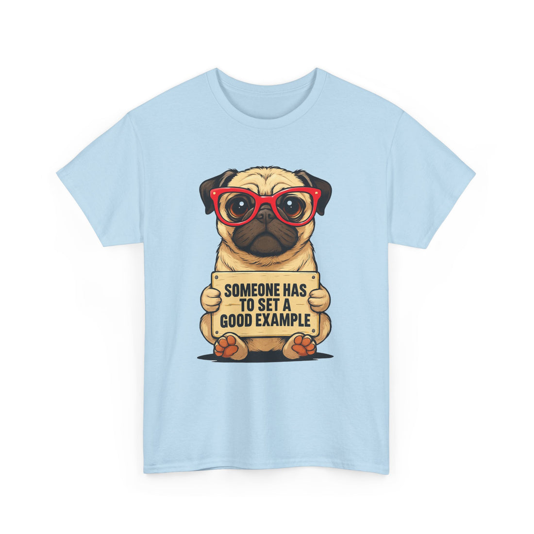 Pug Motivational Tee, Funny Dog T-Shirt