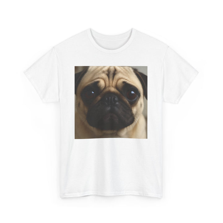 Adorable Pug Heavy Cotton Tee