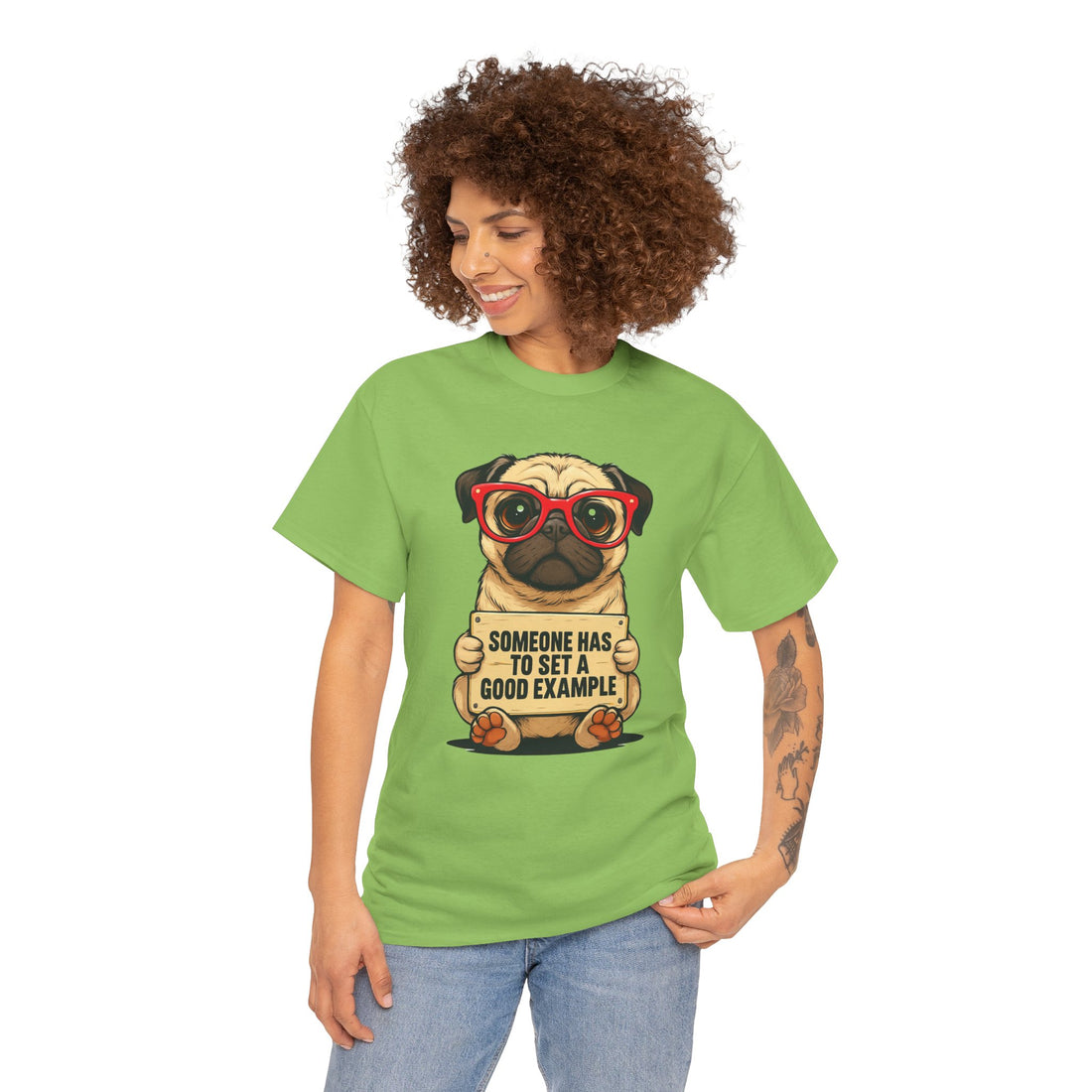 Pug Motivational Tee, Funny Dog T-Shirt