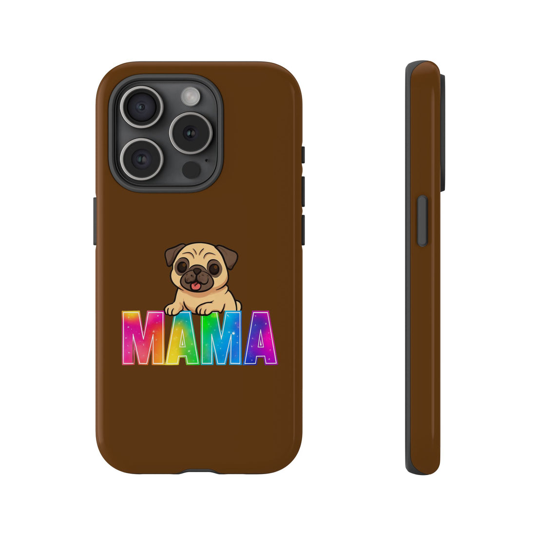 Colorful Pug Mama Phone Case