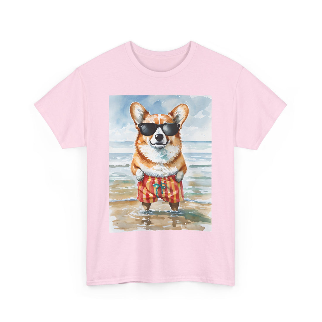 Cool Corgi Beach Tee