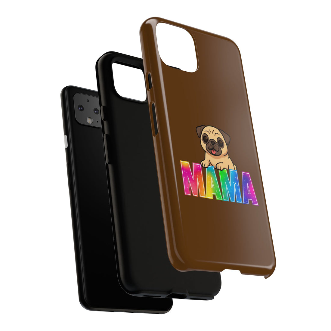 Colorful Pug Mama Phone Case