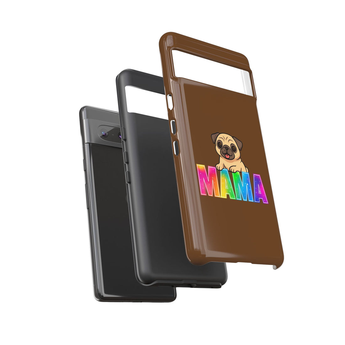Colorful Pug Mama Phone Case