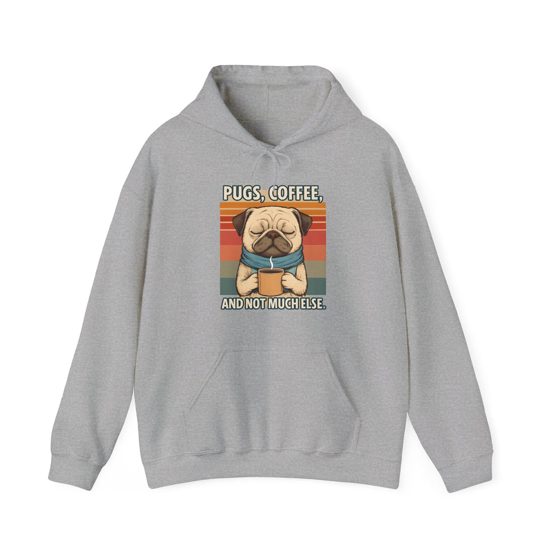 Pug Love Coffee Hoodie