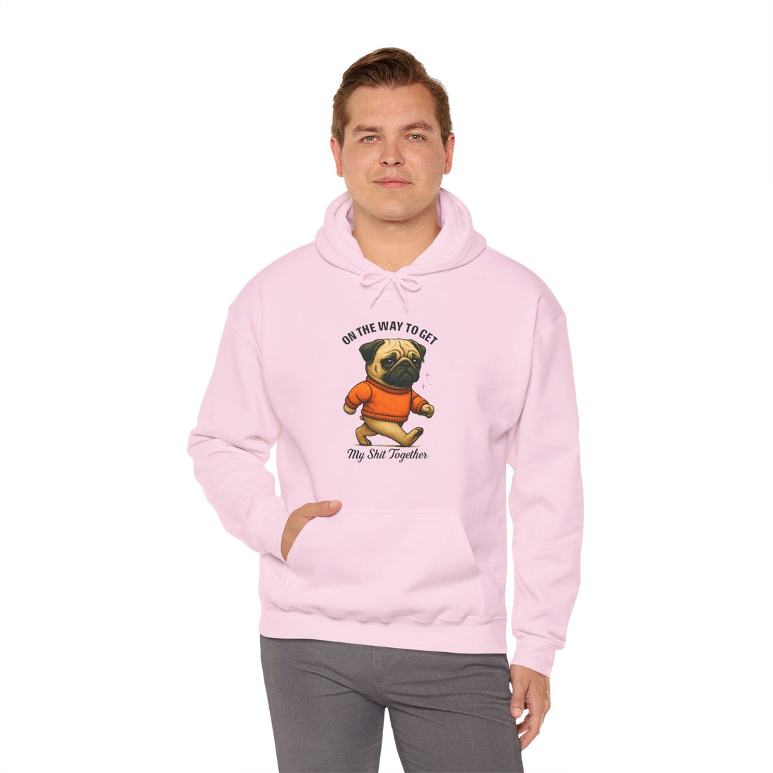 Pug Motivation Hoodie