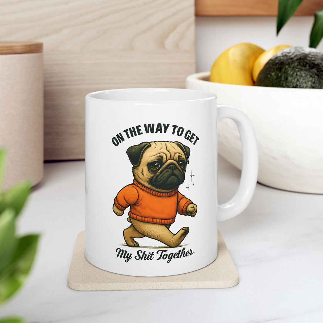 Whimsical Coffee Mug with Playful Animal Design