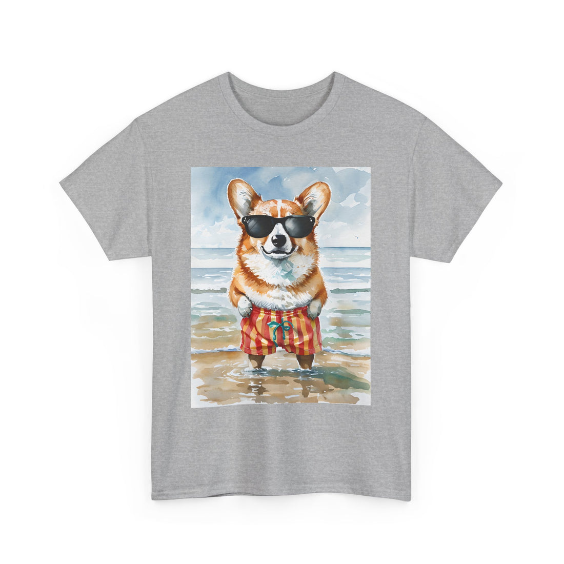 Cool Corgi Beach Tee