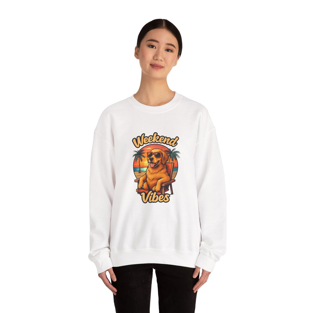 Weekend Vibes Unisex Crewneck Sweatshirt