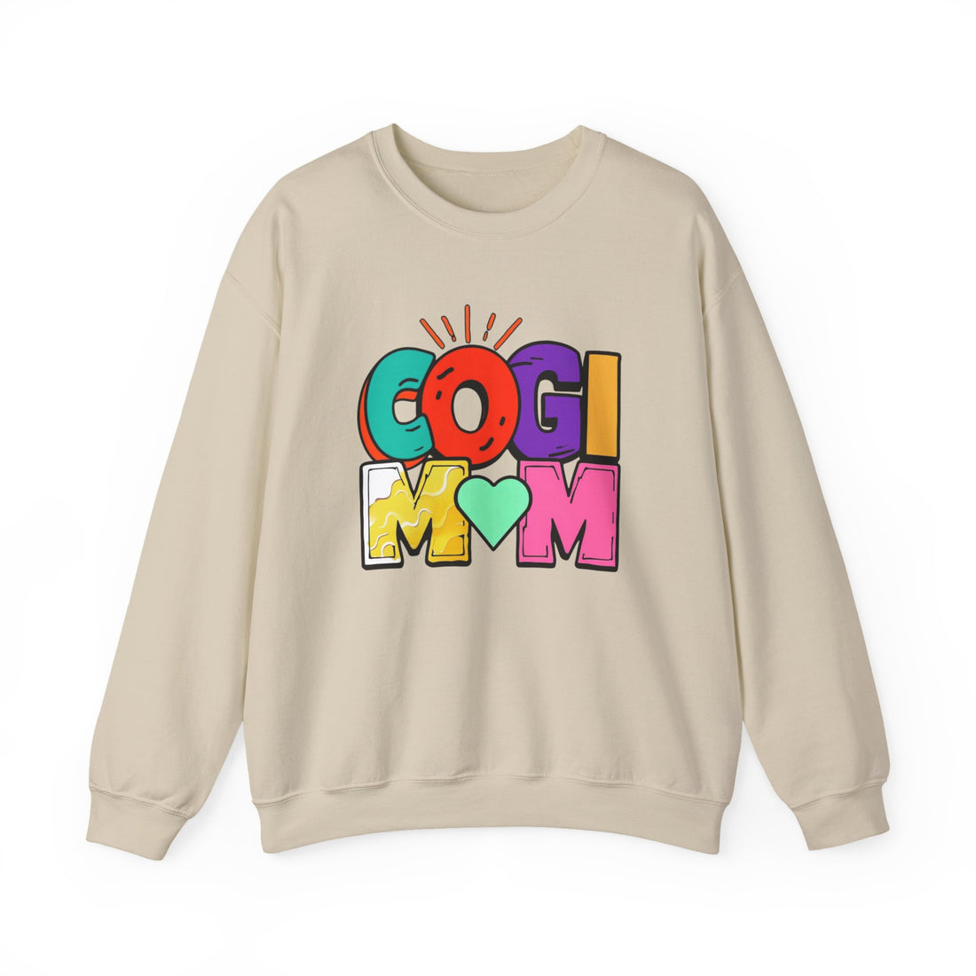 Colorful COGI MOM Crewneck Sweatshirt