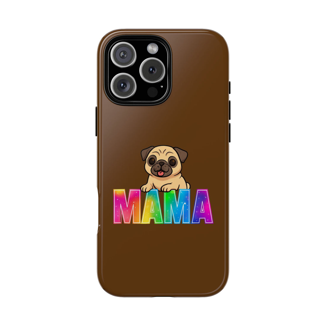 Colorful Pug Mama Phone Case