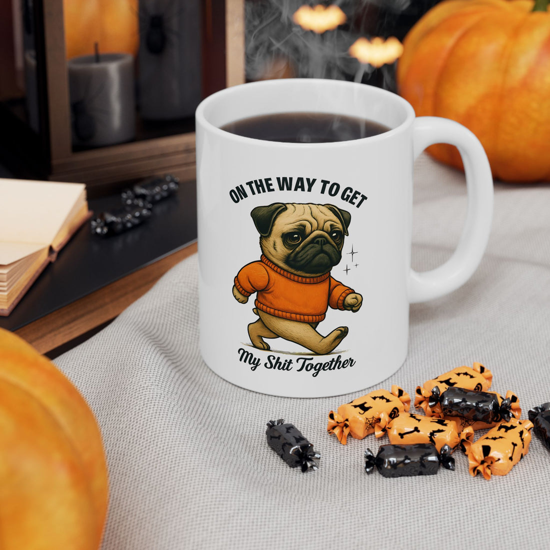 Whimsical Coffee Mug with Playful Animal Design