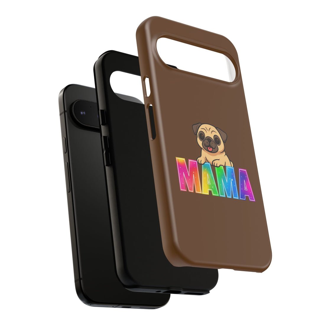 Colorful Pug Mama Phone Case