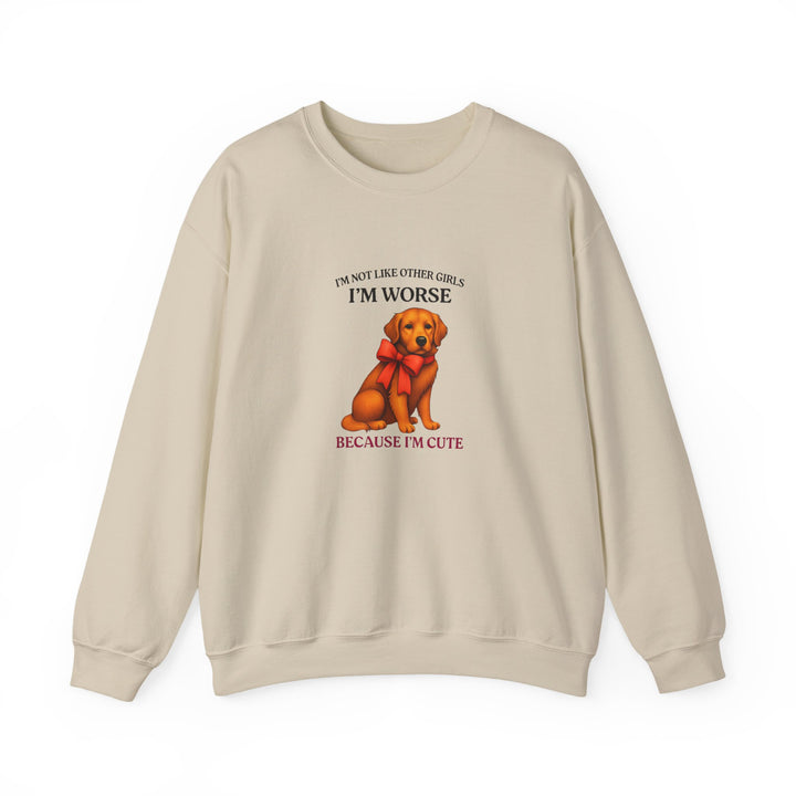 Cute Dog Themed Crewneck Sweatshirt