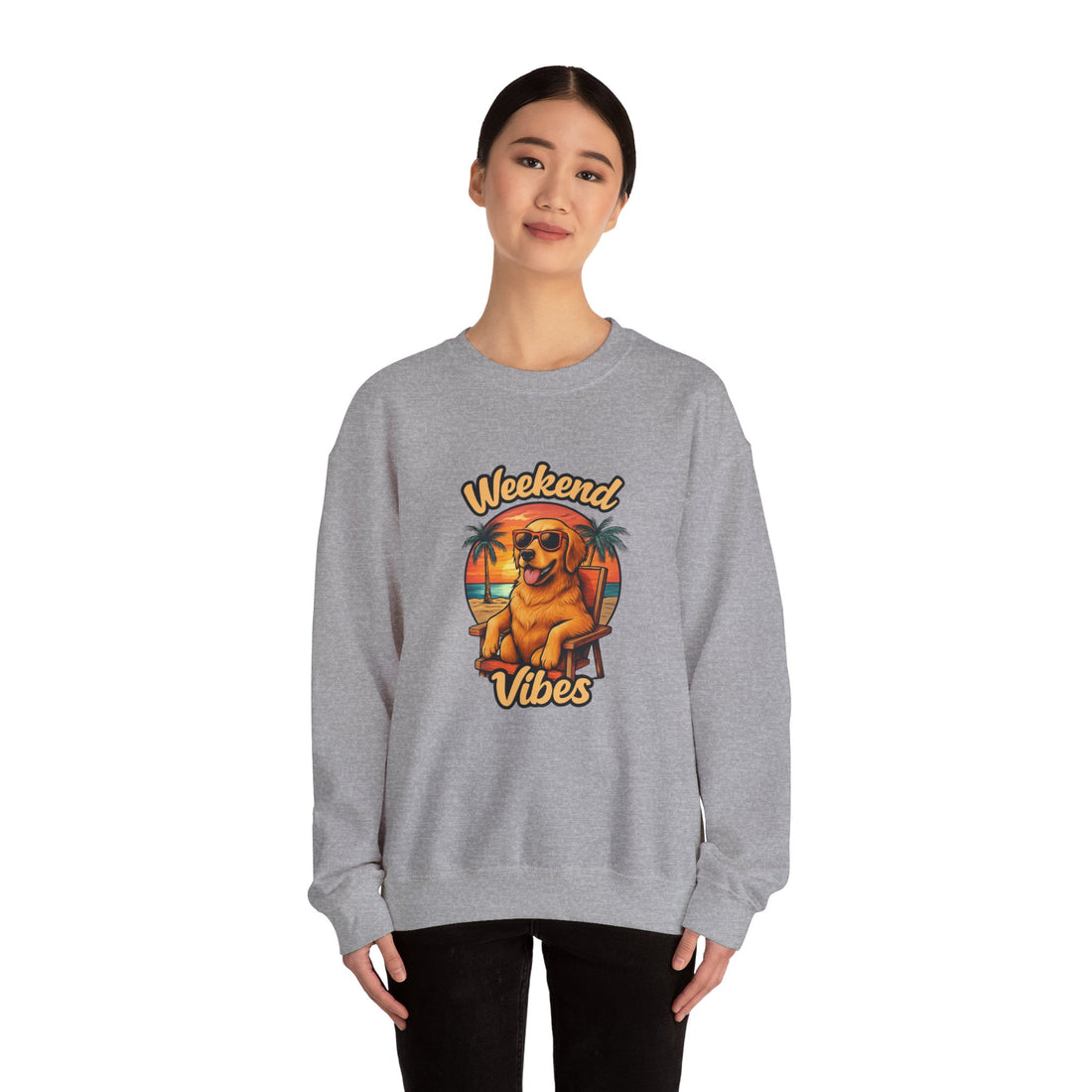 Weekend Vibes Unisex Crewneck Sweatshirt