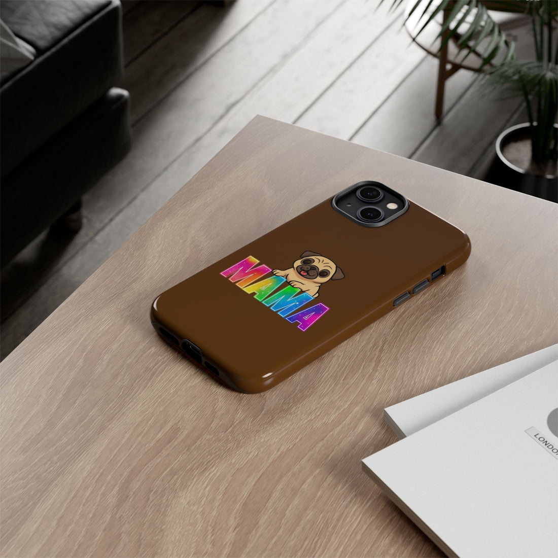 Colorful Pug Mama Phone Case
