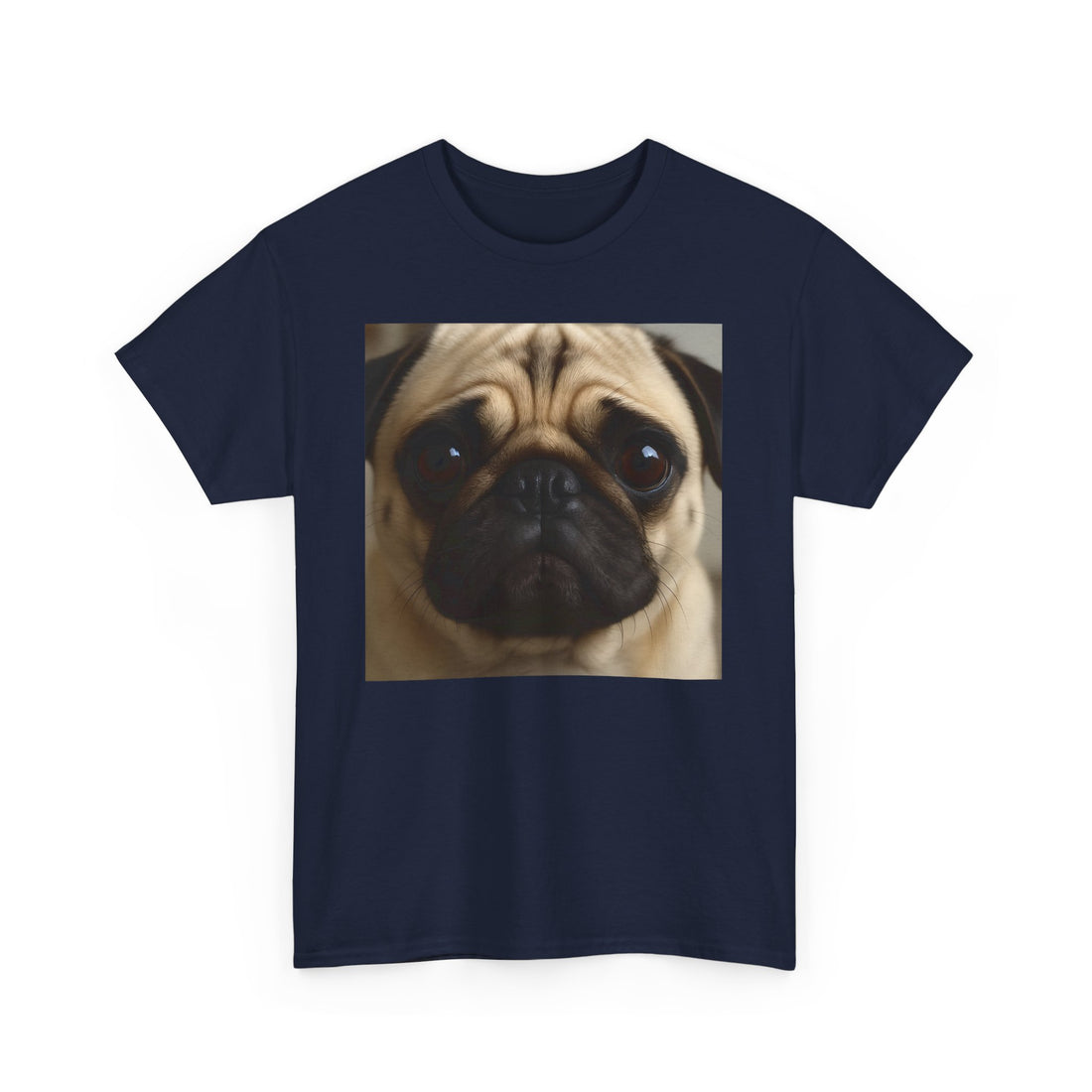 Adorable Pug Heavy Cotton Tee