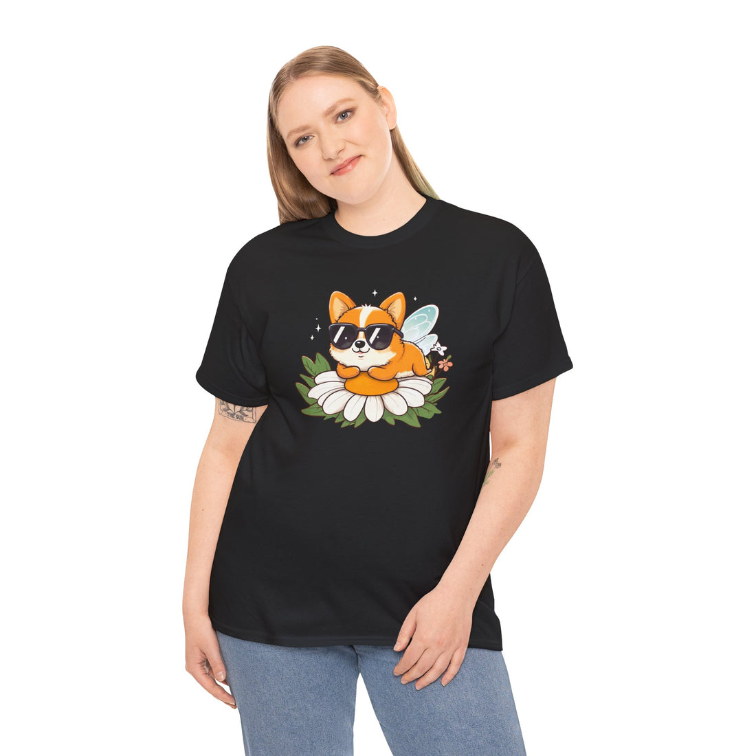 Cute Corgi Relaxing Tee
