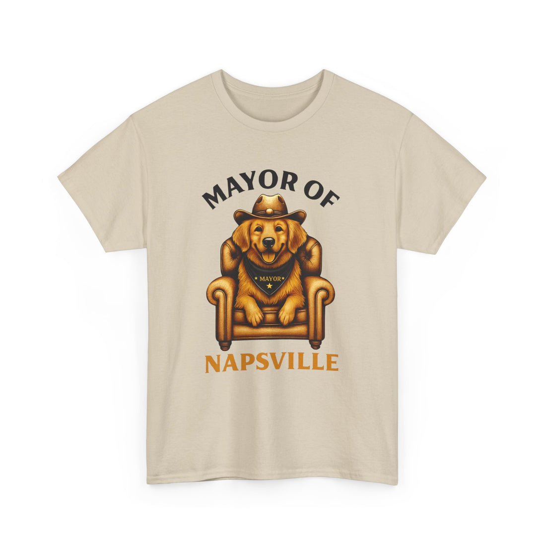 Funny Dog Lover Tee, Mayor of Napsville T-Shirt