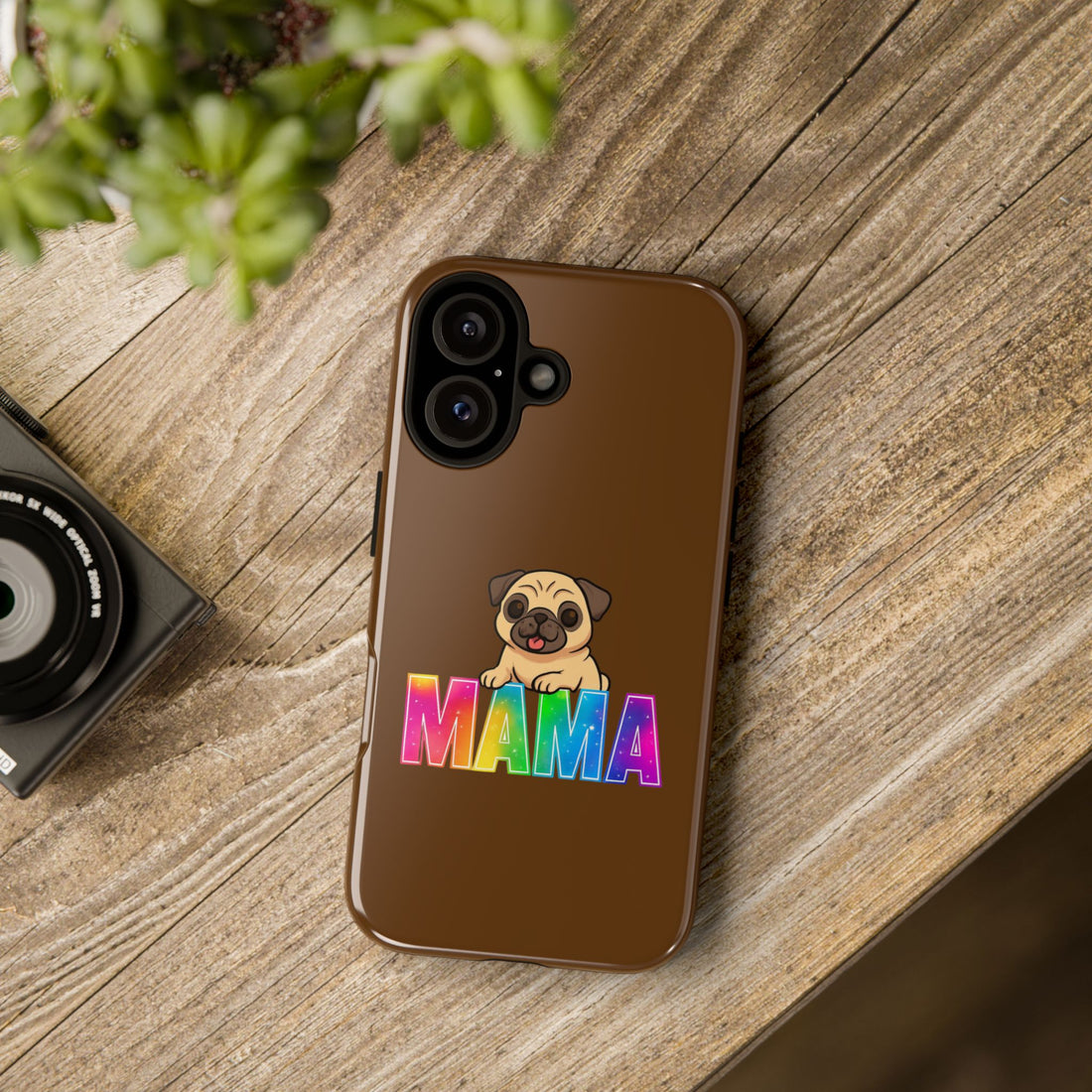Colorful Pug Mama Phone Case