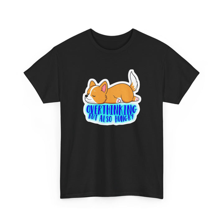 Overthinking Corgi Unisex Heavy Cotton Tee