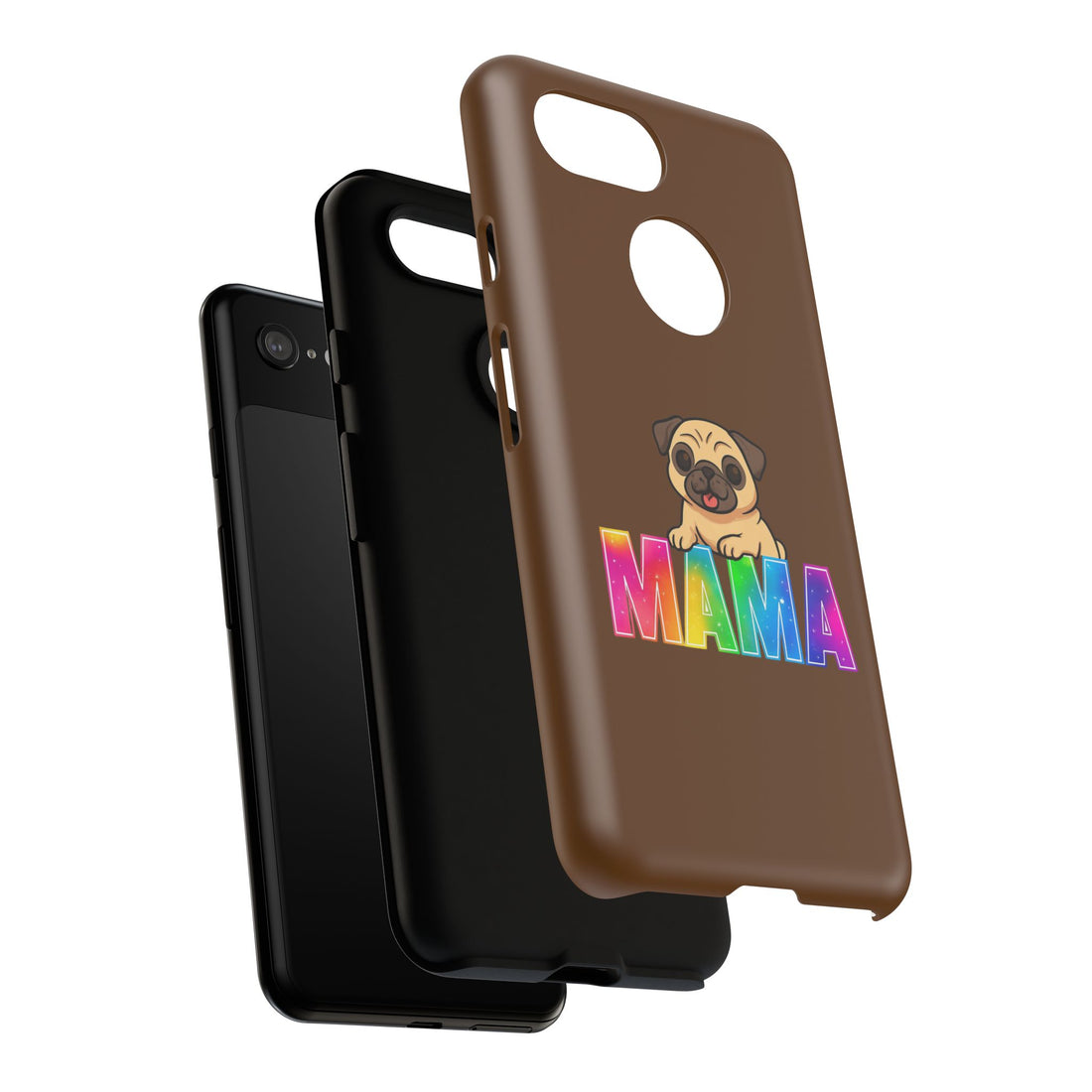 Colorful Pug Mama Phone Case