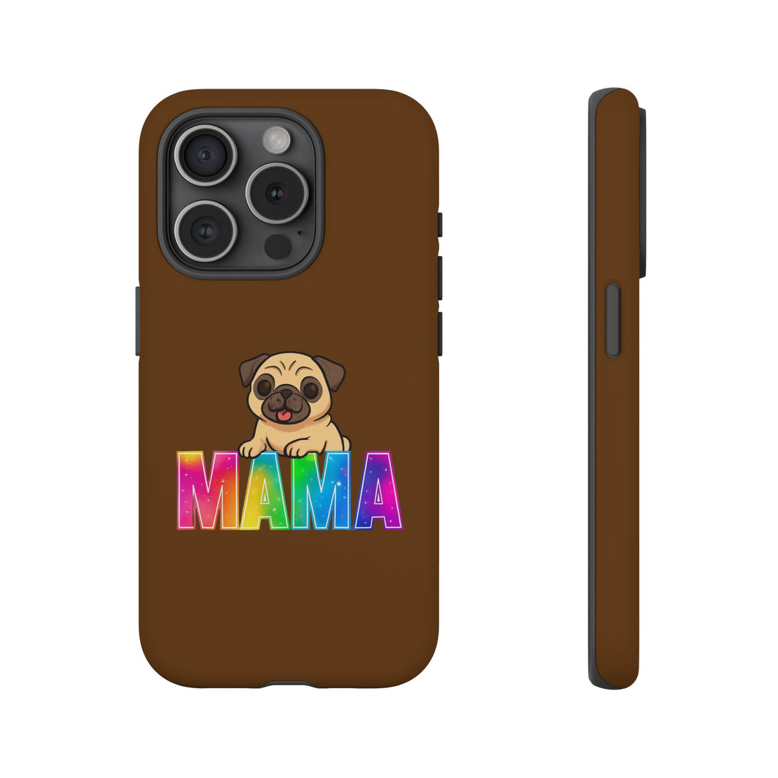 Colorful Pug Mama Phone Case