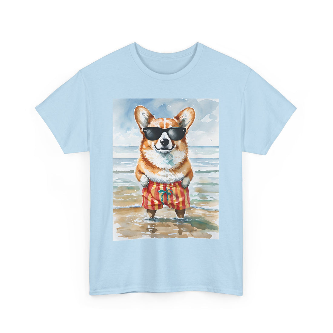 Cool Corgi Beach Tee