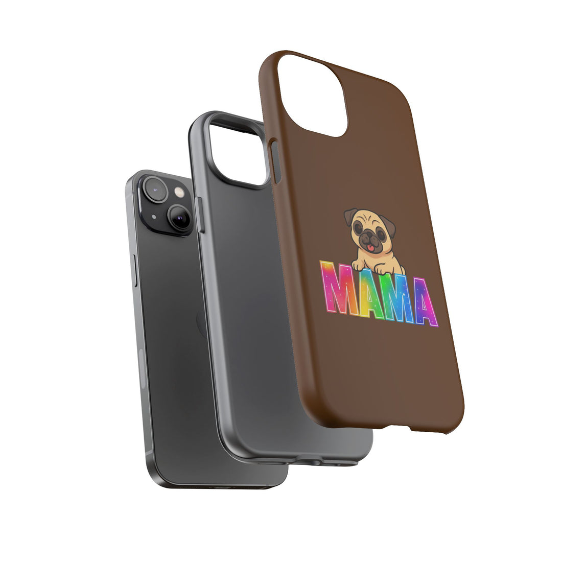 Colorful Pug Mama Phone Case